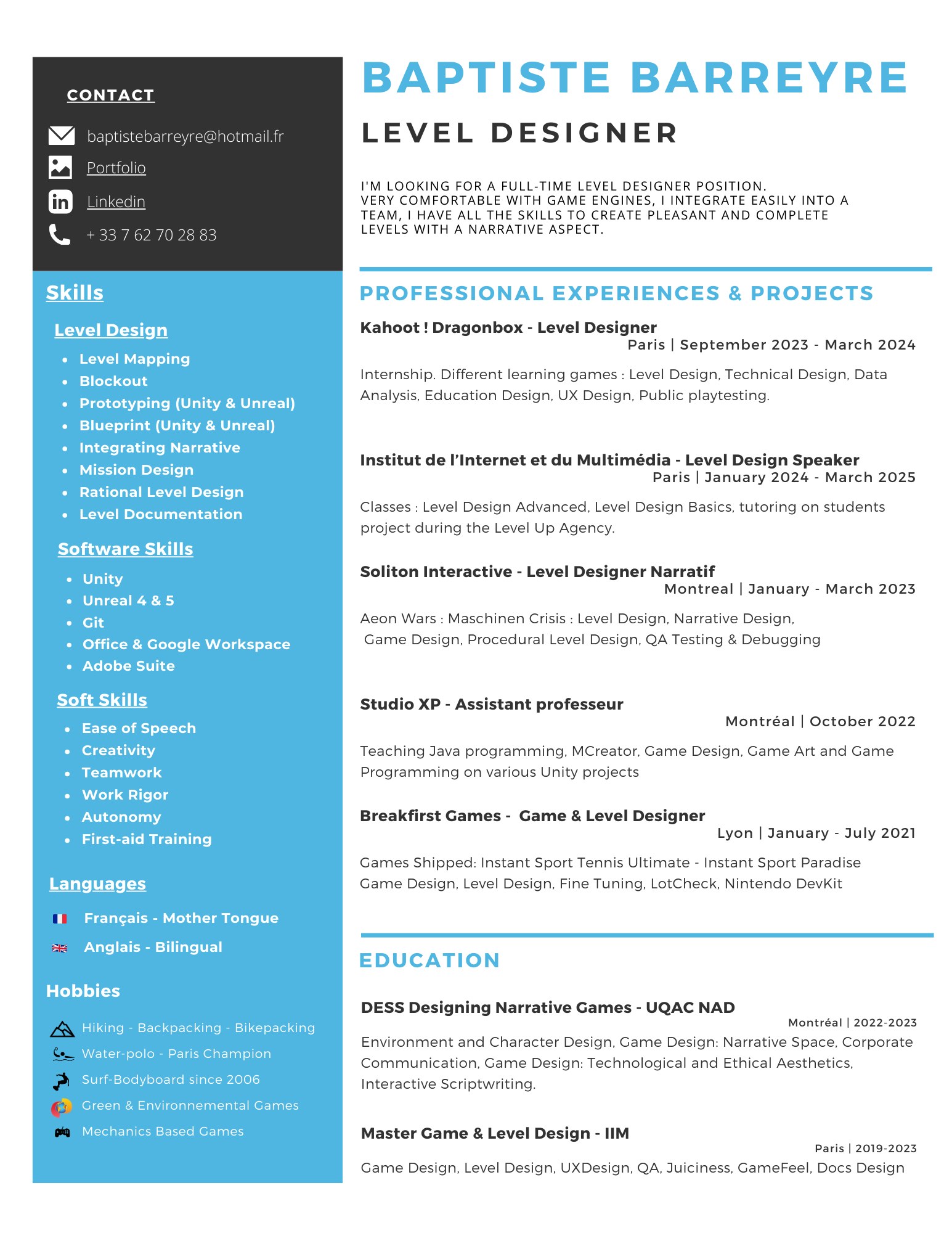 English Resume